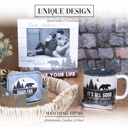 Pavilion Good In The Woods mug interior gloss aids quick cleaning after drinks.