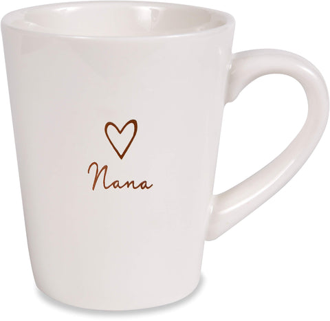 Pavilion Nana Cup heart decal close-up, a timeless gift for Nana.