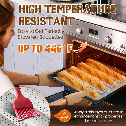 Pavsrmy baguette pan allows proofing dough right in the pan.
