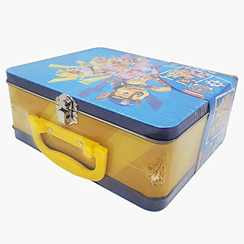 Paw Patrol lunchbox size info and portable design for school.