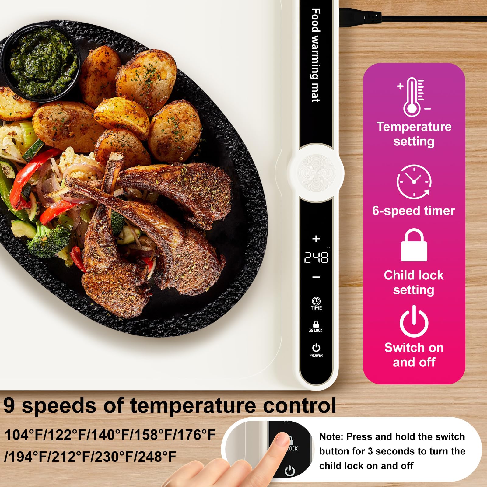 PAWCUB-18h auto-off system ensures safe, energy-conscious operation.