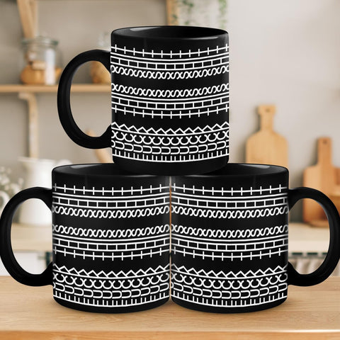 Pawfect House ceramic tea cup with vibrant dual-side print.
