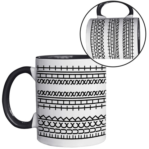 Pawfect House hidden message mug front view ready for daily coffee or tea.