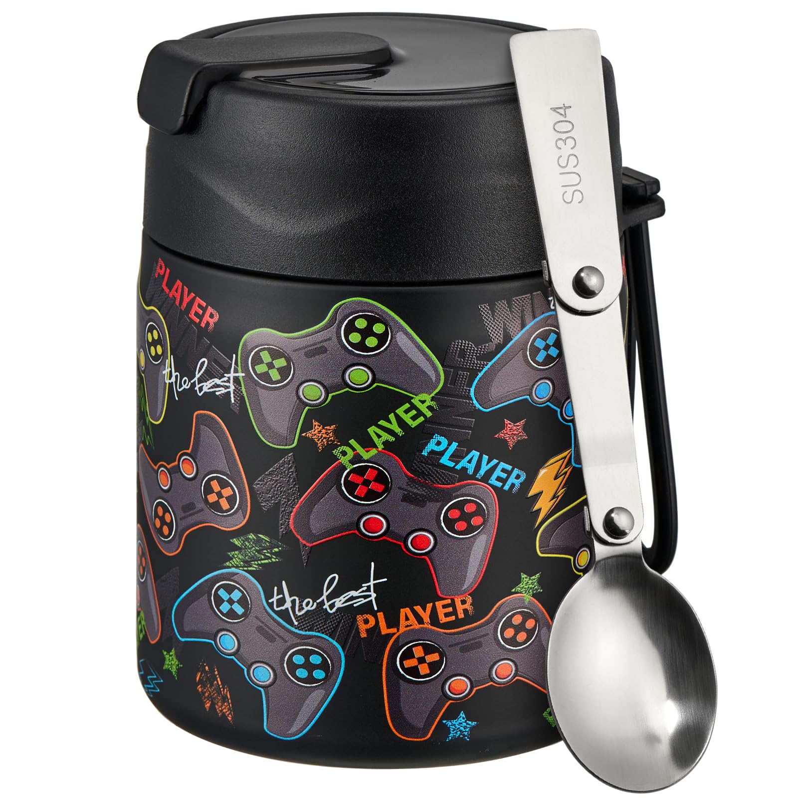 Pawtong 17oz soup thermo bottle keeps meals hot on the go