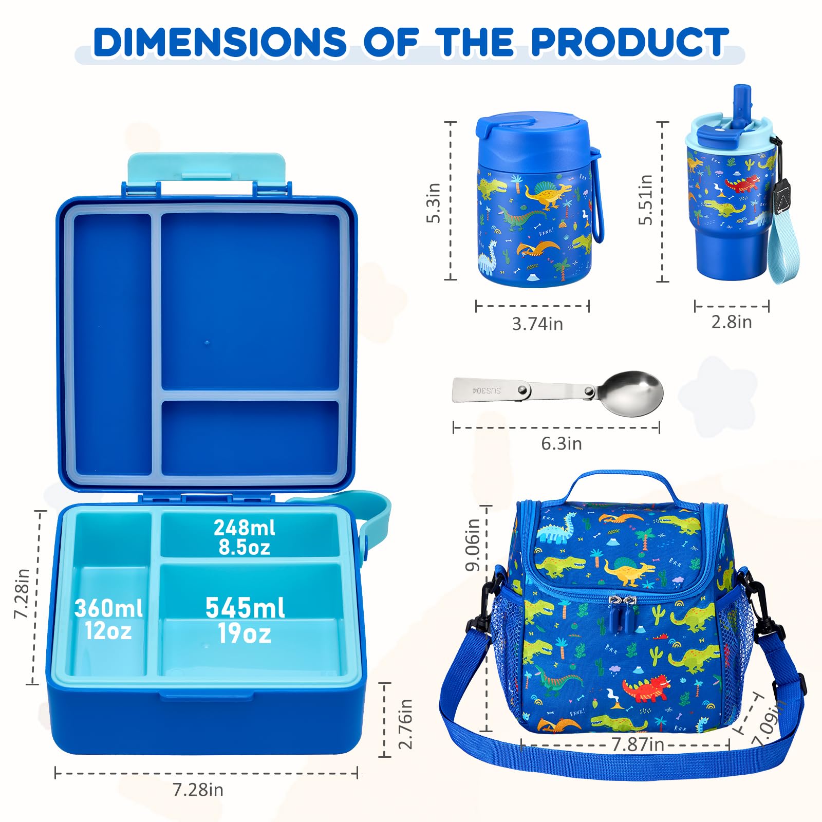 Pawtong all-in-one meal prep set for school and travel