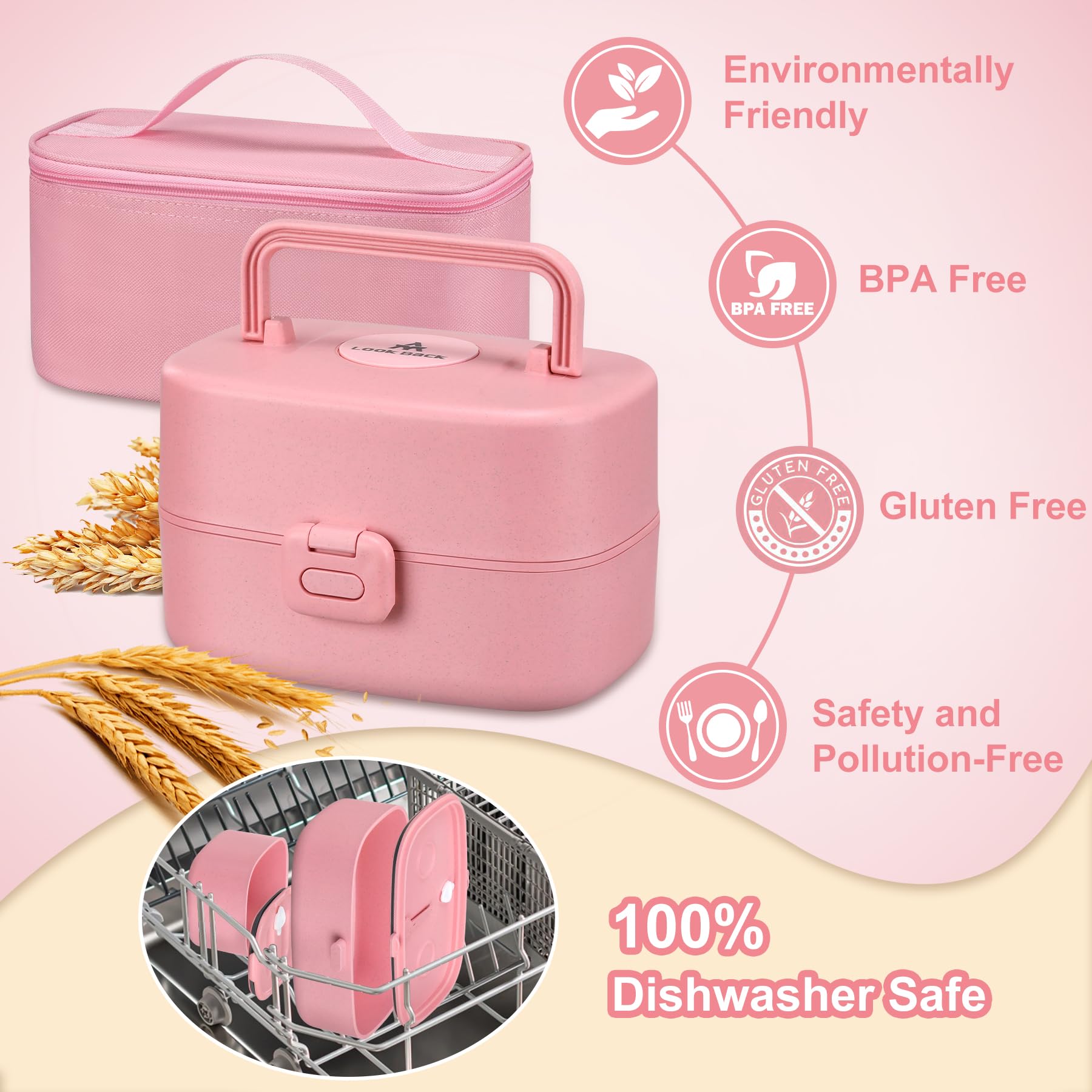 Pawtong bento three-compartment layout for balanced meals.