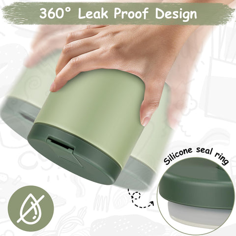 Pawtong compact 19oz lunch container fits in school bags.