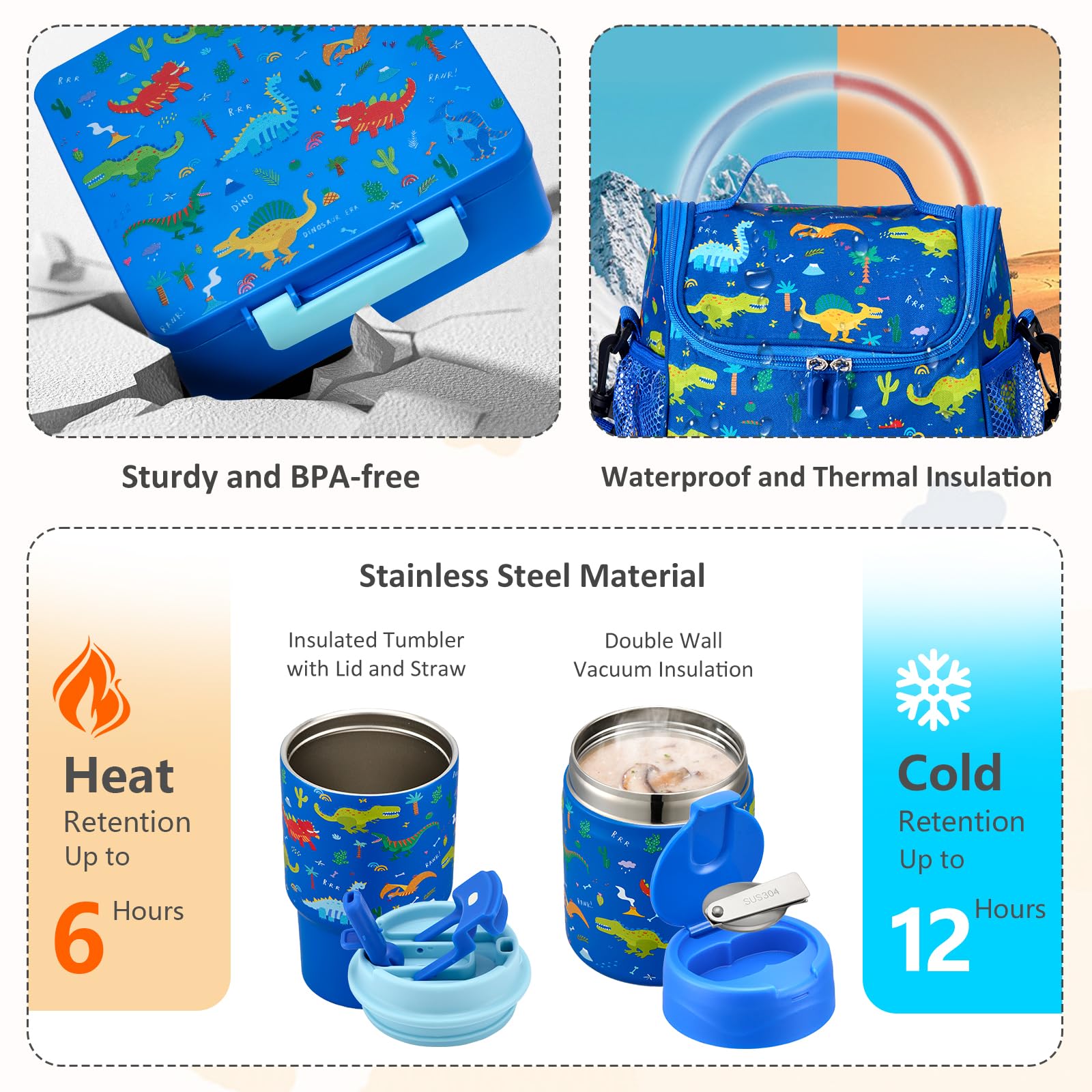 Pawtong leakproof lunch containers prevent spills during travel
