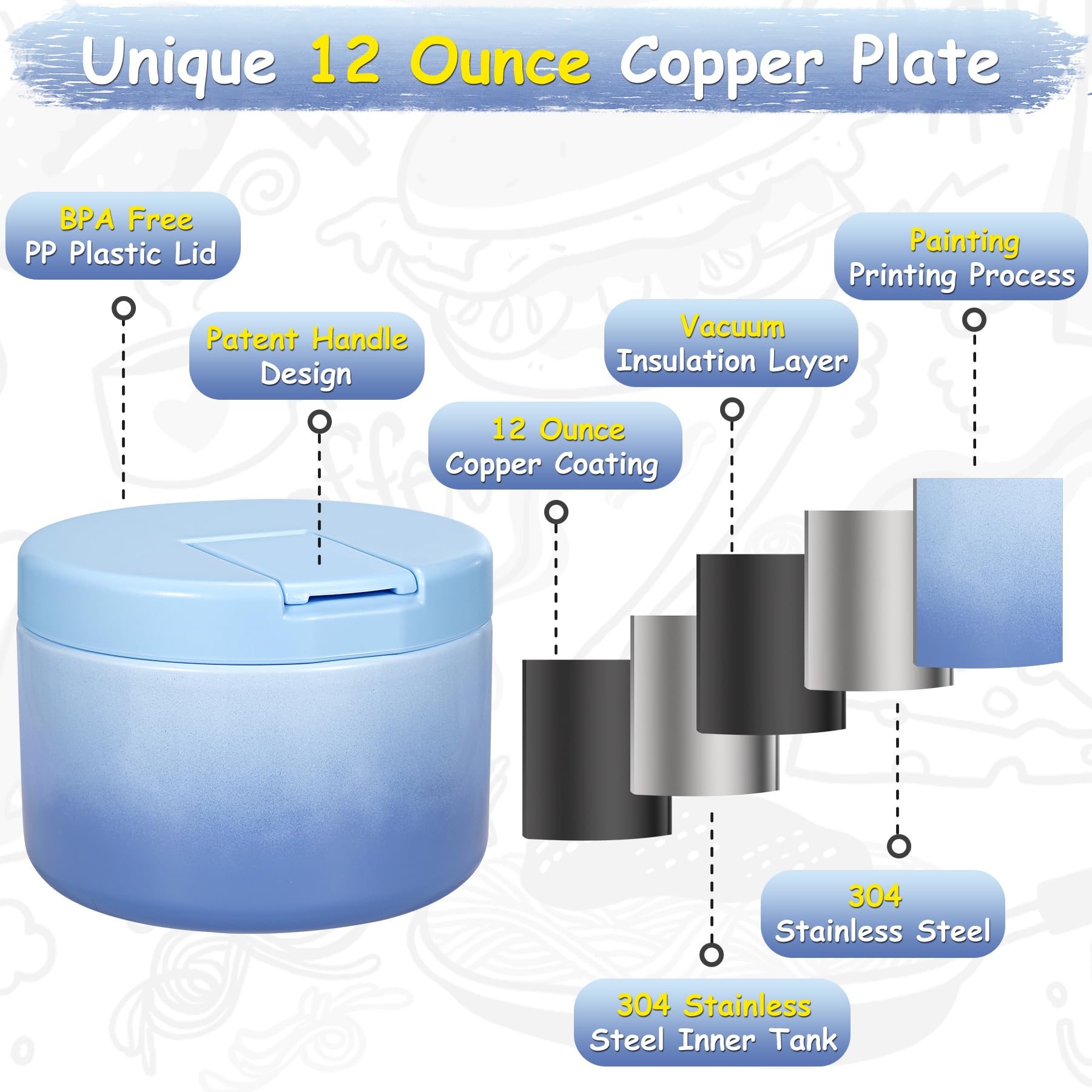 Pawtong silicone gasket provides leakproof performance during transport.