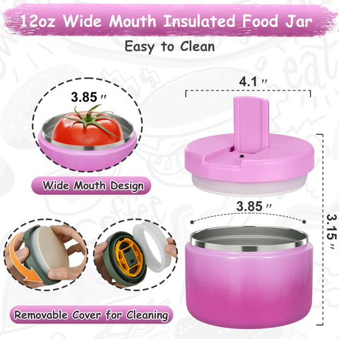 Pawtong vacuum-insulated jar preserves heat and cold for hours.