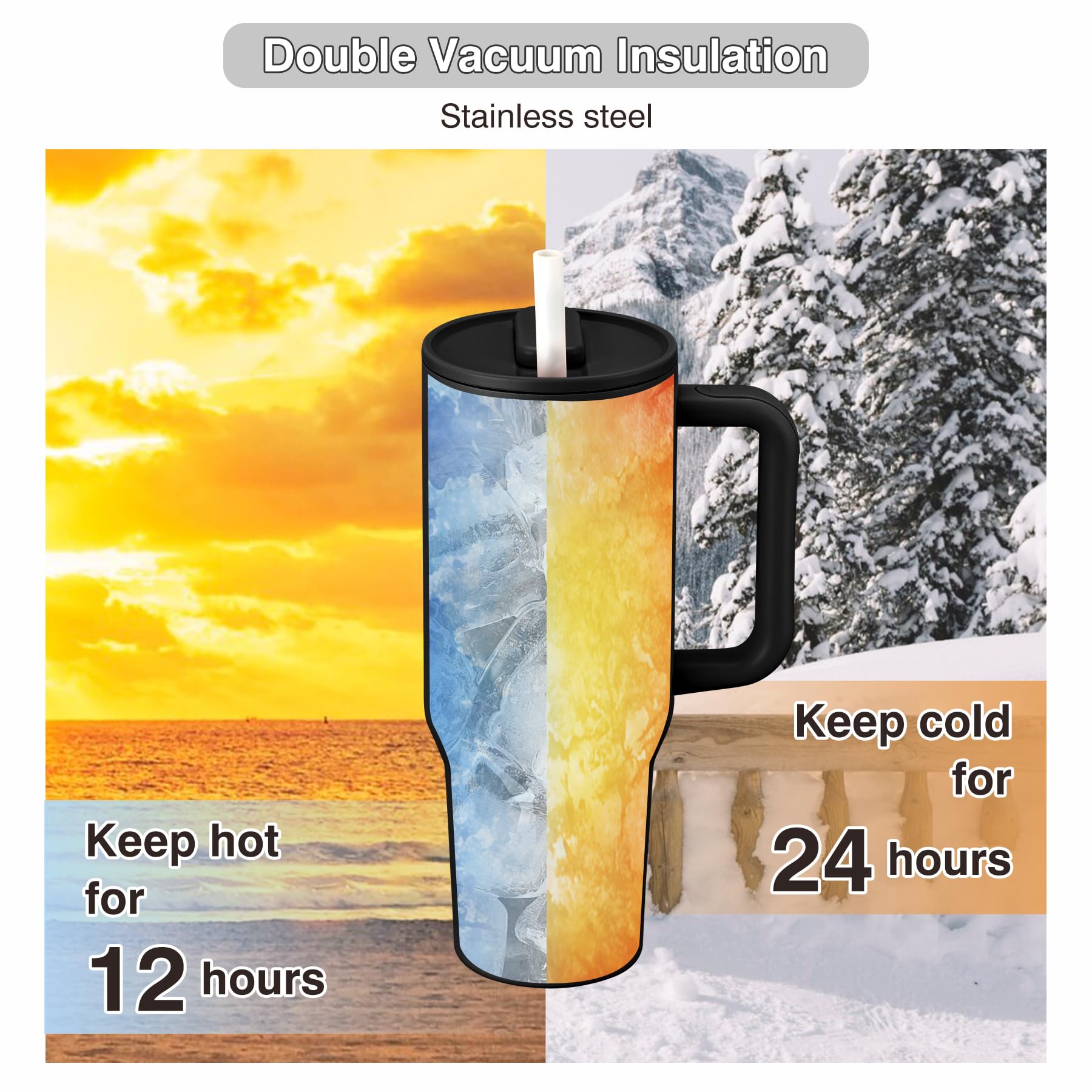 Pawtong wide-mouth design simplifies cleaning and ice insertion.