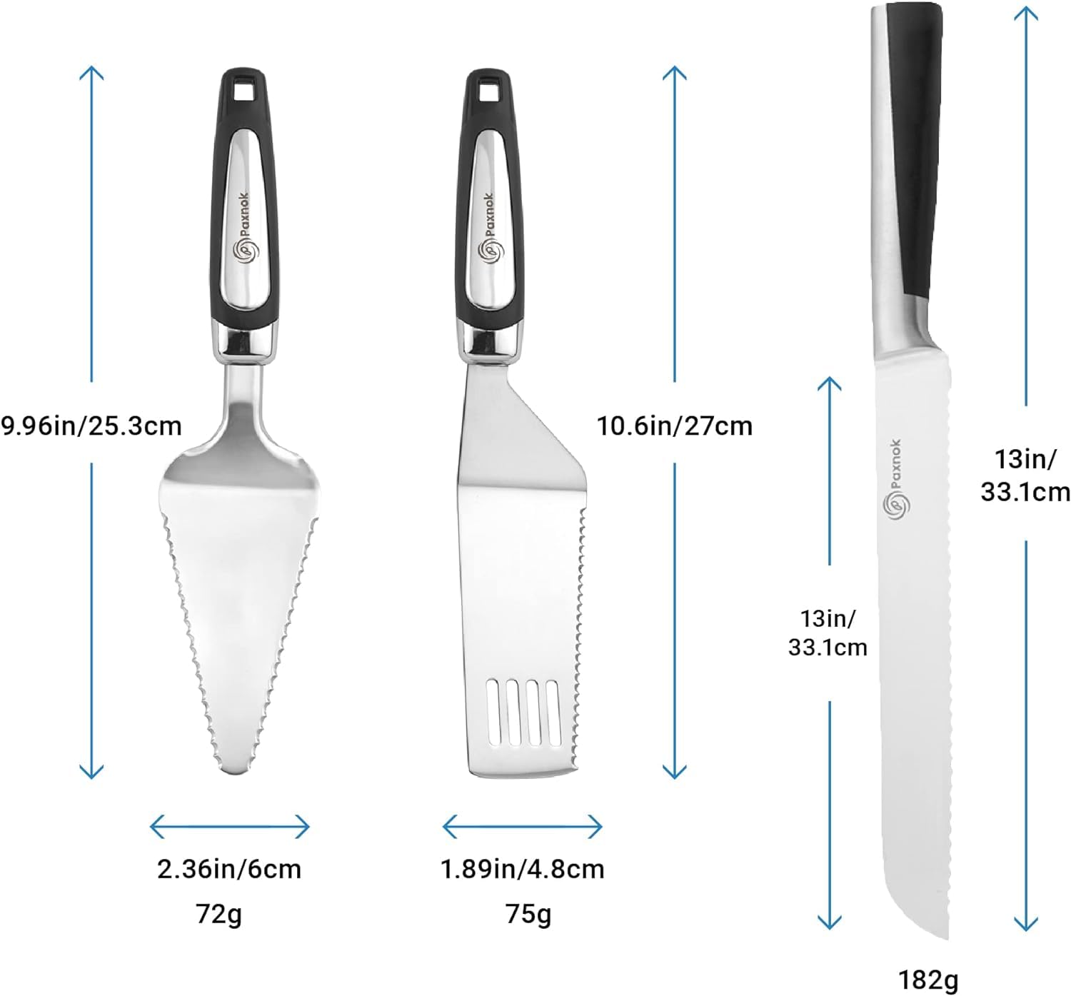 PAXNOK dishwasher-safe serving utensils simplify cleanup after gatherings
