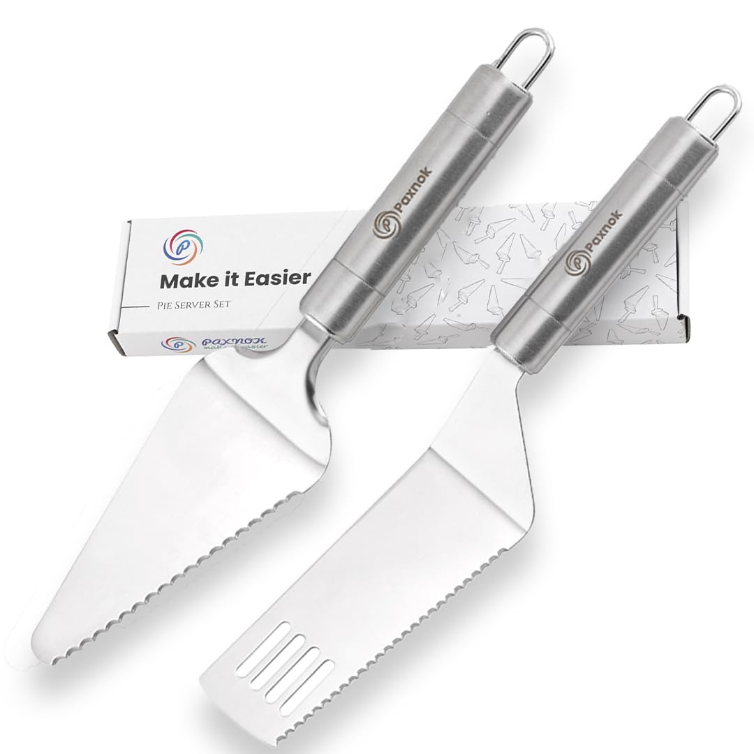 PAXNOK pie server spatula for effortless pie serving and presentation.