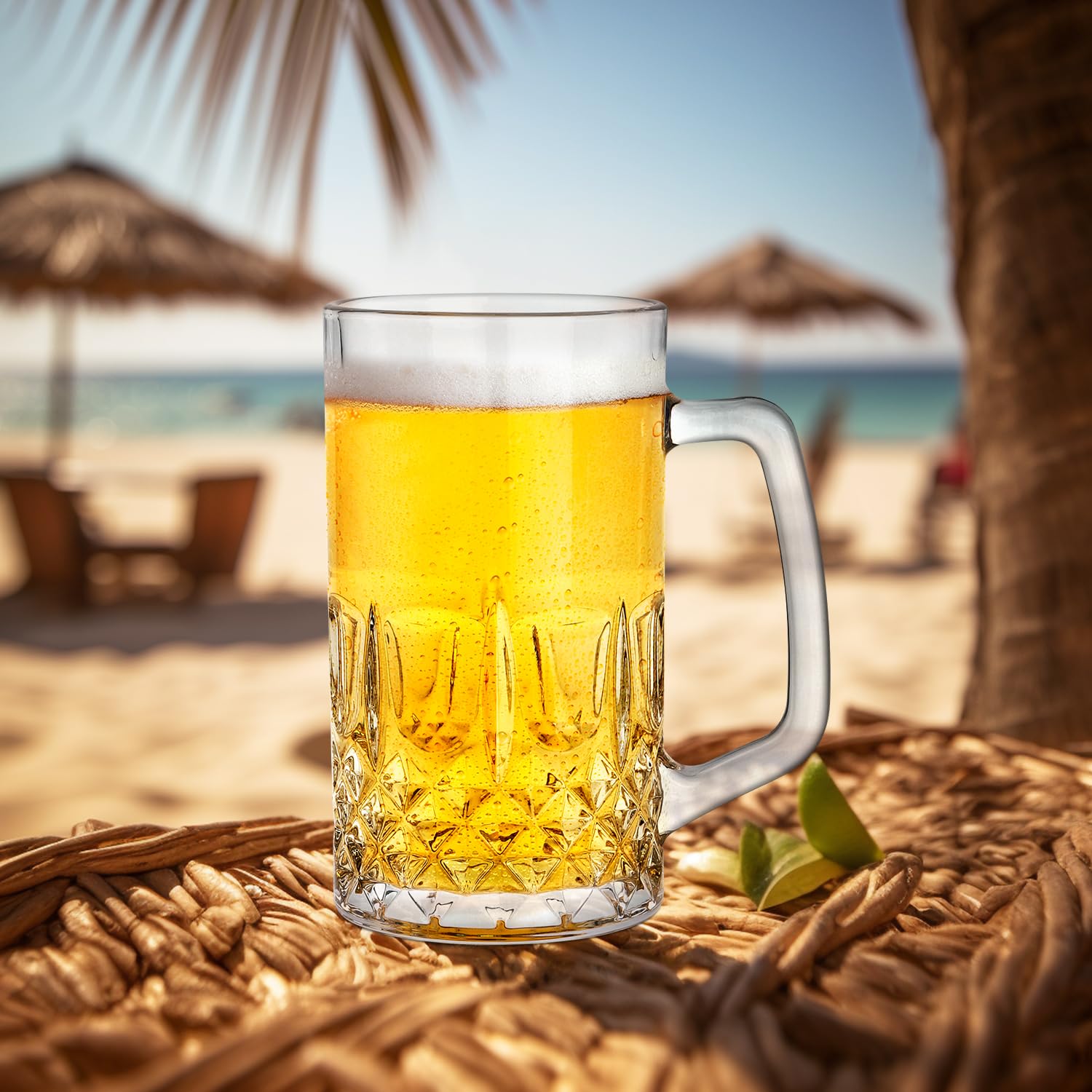Paysky beer mug with handle ideal for home bar gatherings.