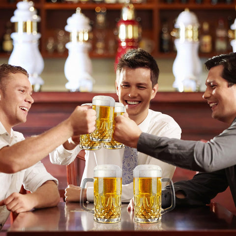 Paysky crystal mugs elevate beer tasting at parties and game nights.