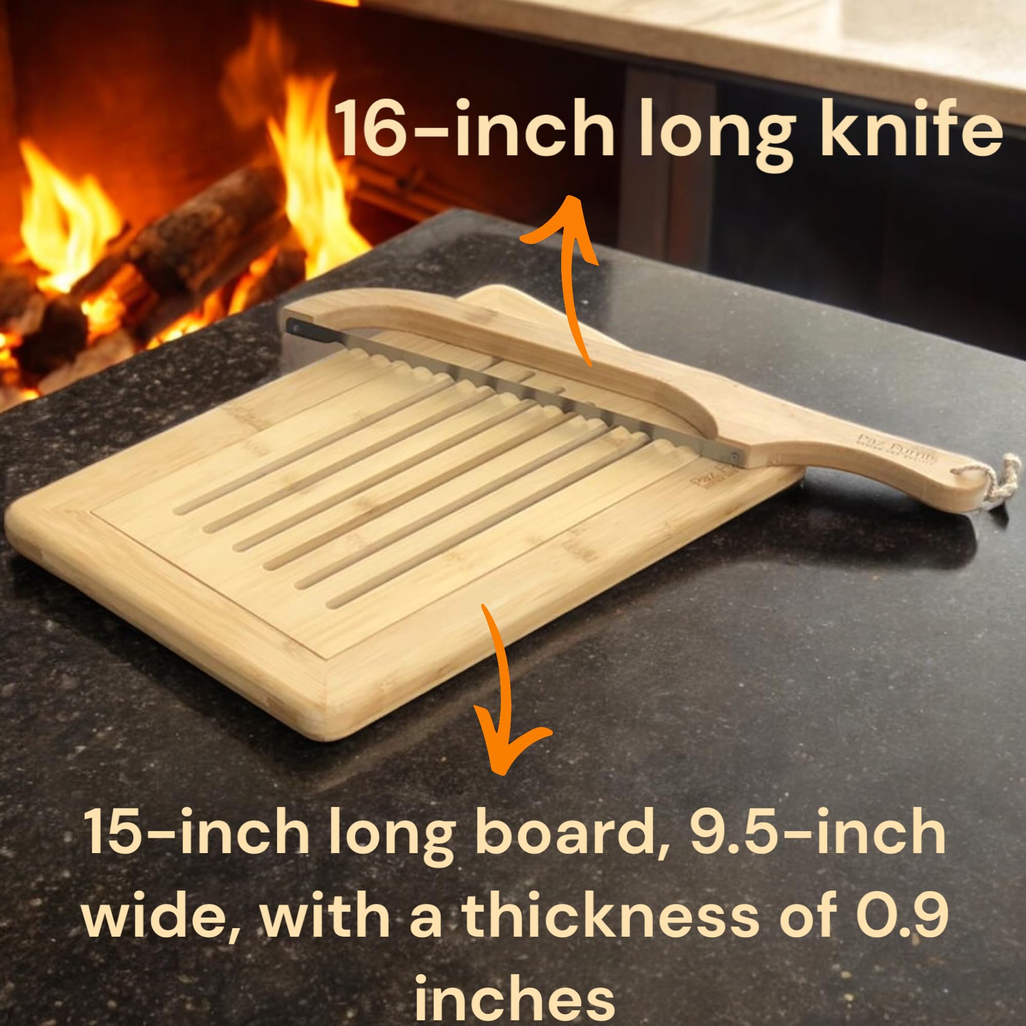 Paz Fumis bamboo wood construction combines durability with natural kitchen style.