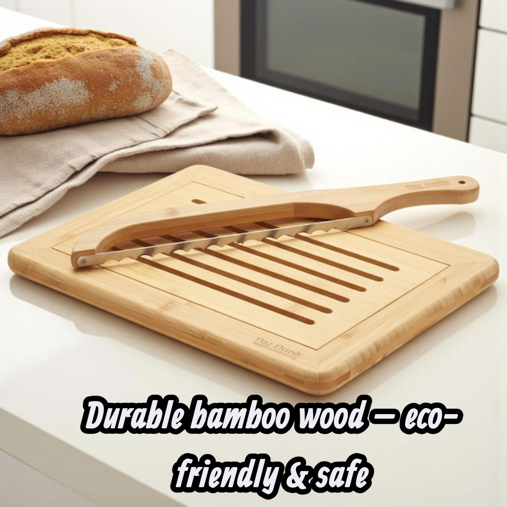 Paz Fumis durable bread knife handles thick-crust loaves with ease.