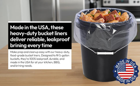 PBKay marination liner makes large meat cuts easy to marinate.