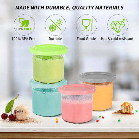 PCTTOIL BPA-free and dishwasher-safe pint containers for convenient cleanup