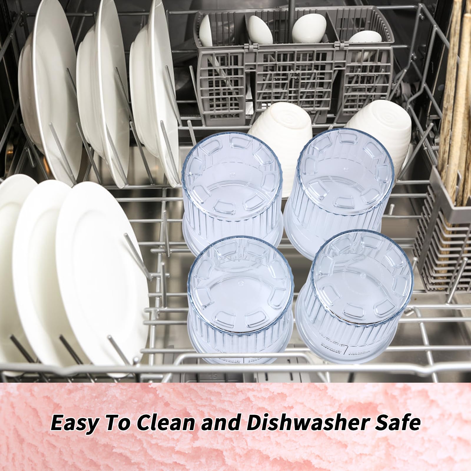 Follow max-fill guidelines to preserve texture and prevent spills.