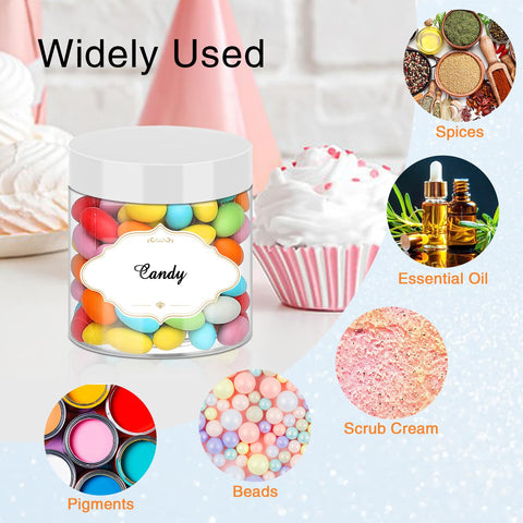 PeacePeo clear slime jar shows contents instantly while staying clean and easy to refill.