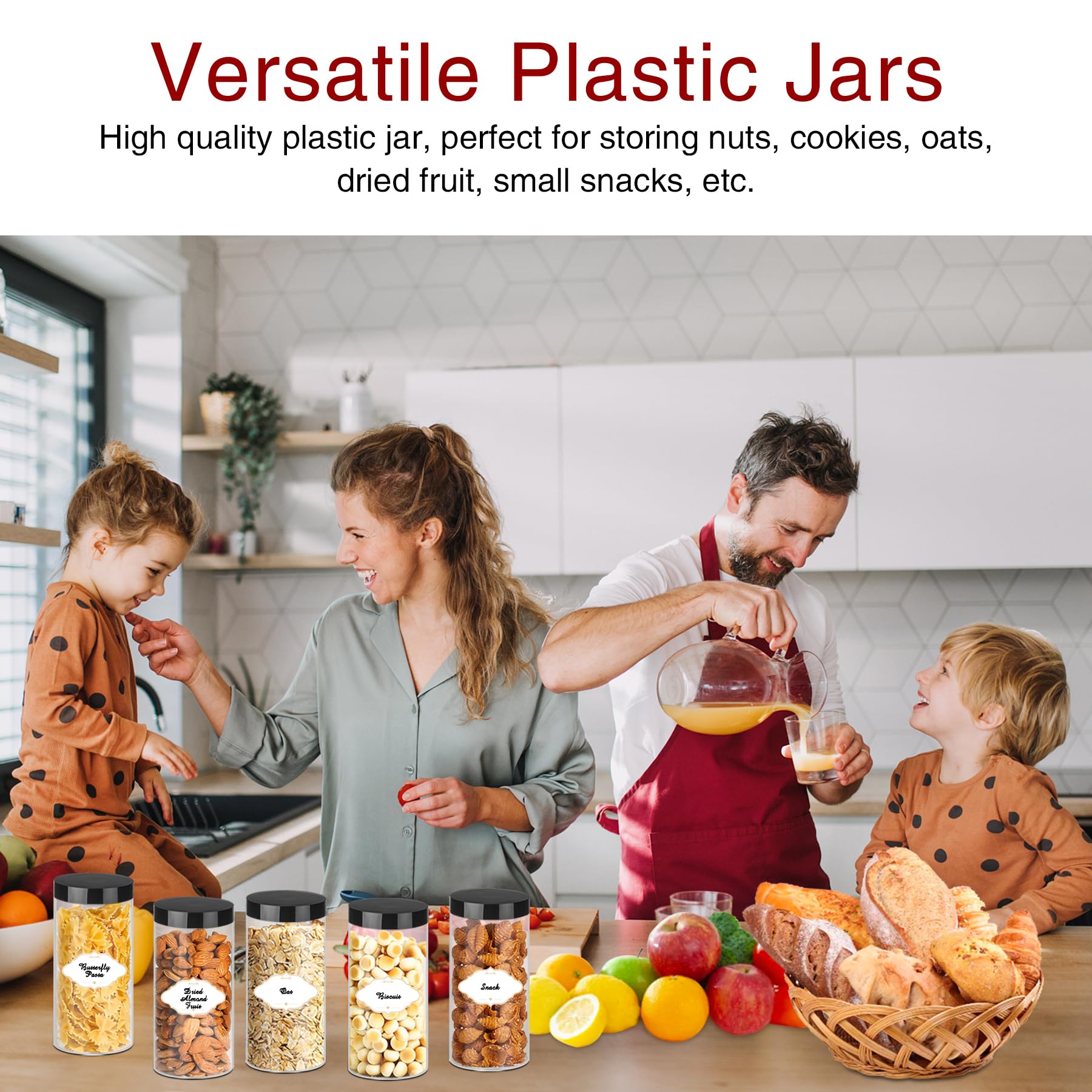 PeacePeo clear jar suitable for crafts like buttons and beads