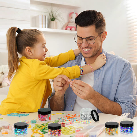 PeacePeo wide-mouth jars simplify filling and retrieval of contents.