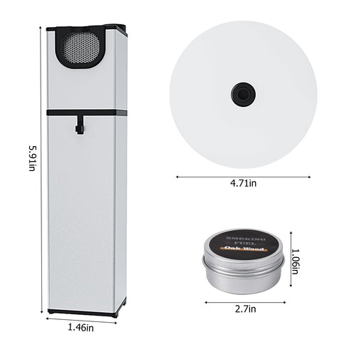 Pecrol cocktail smoker kit bundle shows eight flavors for versatile smoking.