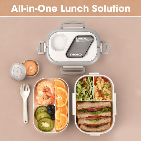 PEDECO built-in cutlery set for convenient dining anywhere.