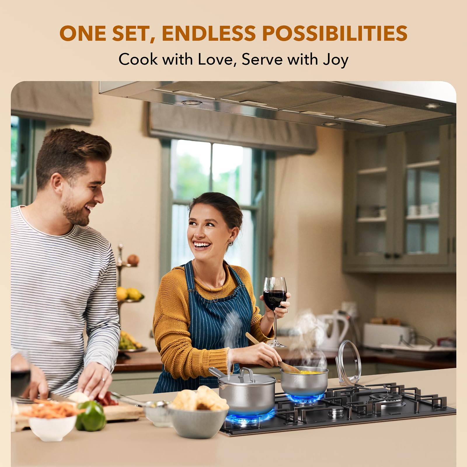 PekGema compact-stacking design saves space in small kitchens.
