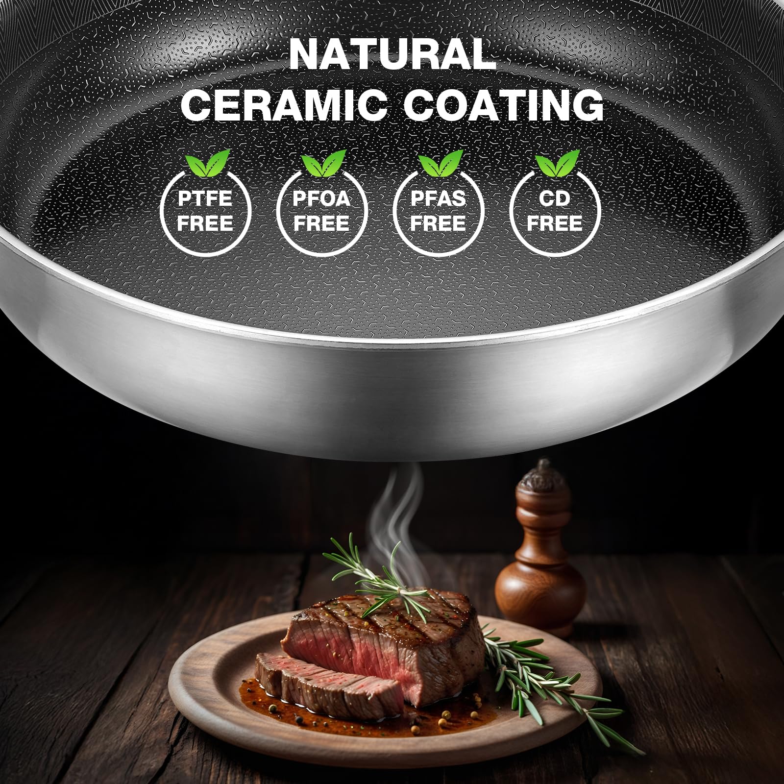 PekGema oven-safe to 500°F image demonstrates high-heat versatility