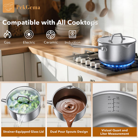 PekGema lid connects to the handle for compact storage