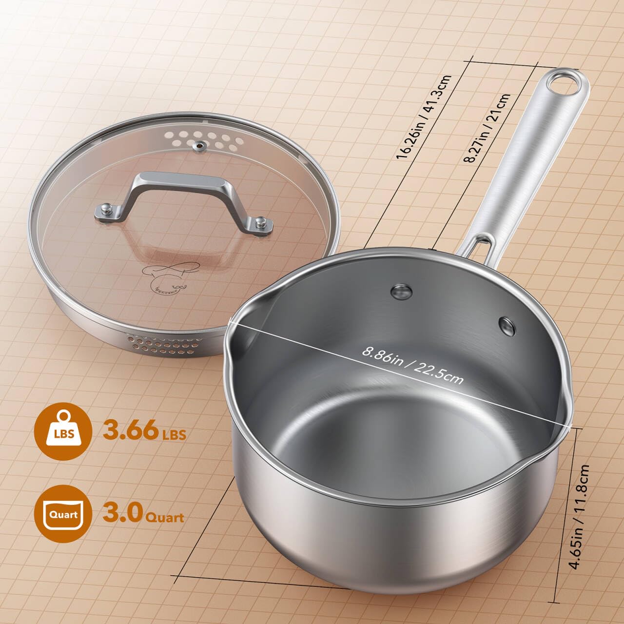 PekGema oven-safe up to 500°F for versatile cooking