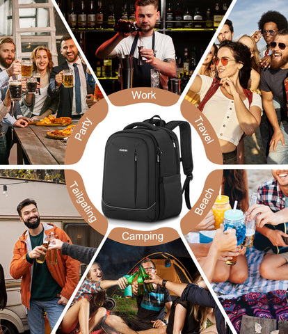 Trolley sleeve overviews for hands-free travel with PEKREWS bag