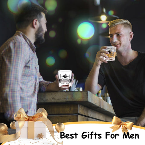 Pekuality Funny Whiskey Glass packaged set, ideal gift for collectors.