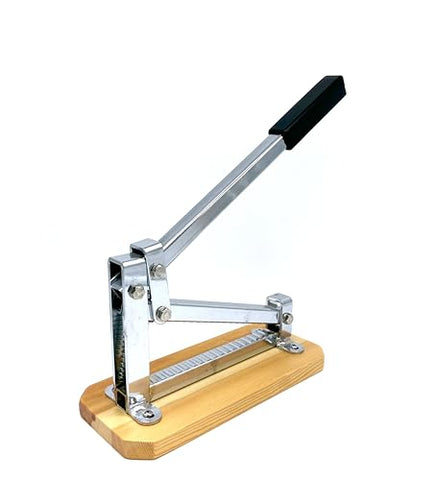 Pelamatic nutcracker showing zinc-plated iron and wood construction for durability