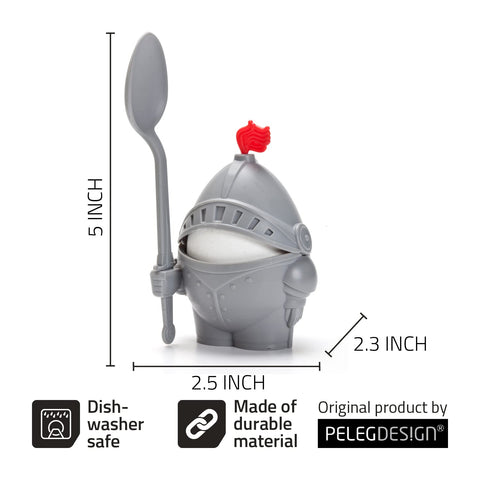 PELEG DESIGN Arthur Knight egg cup back view highlighting durable construction.
