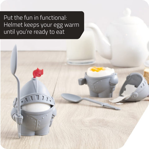 PELEG DESIGN Arthur Knight egg cup displayed on counter with playful charm.