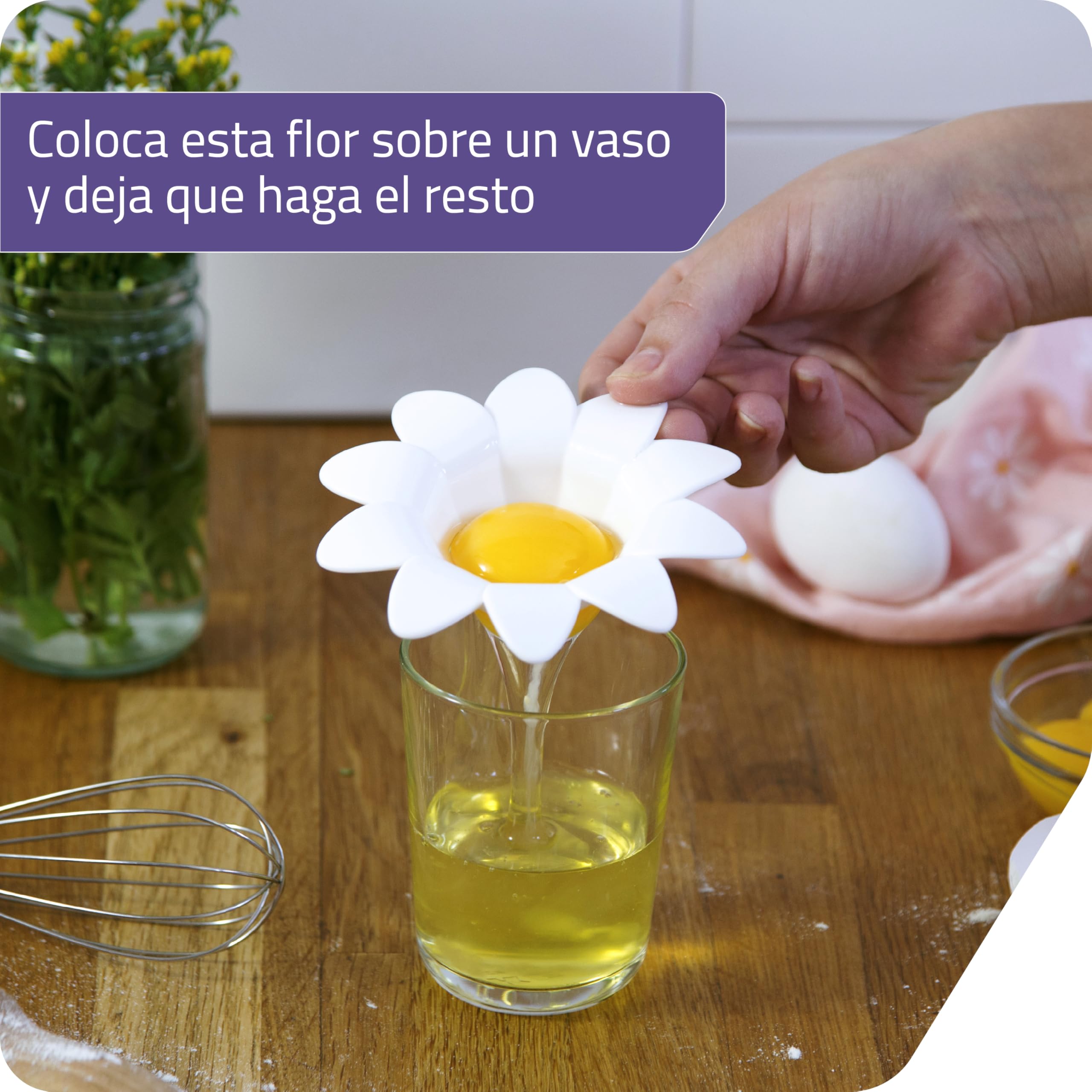 Peleg Design Daisy Egg Separator is easy to rinse after use