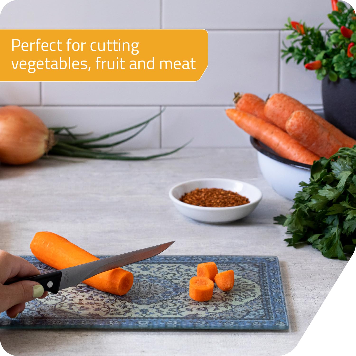 PELEG DESIGN Rugboard cheeseboard and fruit display adds style to gatherings.