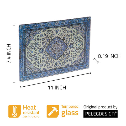 PELEG DESIGN Rugboard Persian rug design brings warm decorative flair to kitchens.