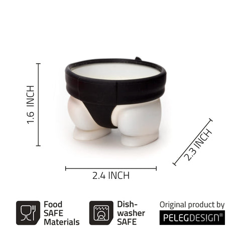 PELEG DESIGN Sumo Eggs dishwasher-safe and durable.