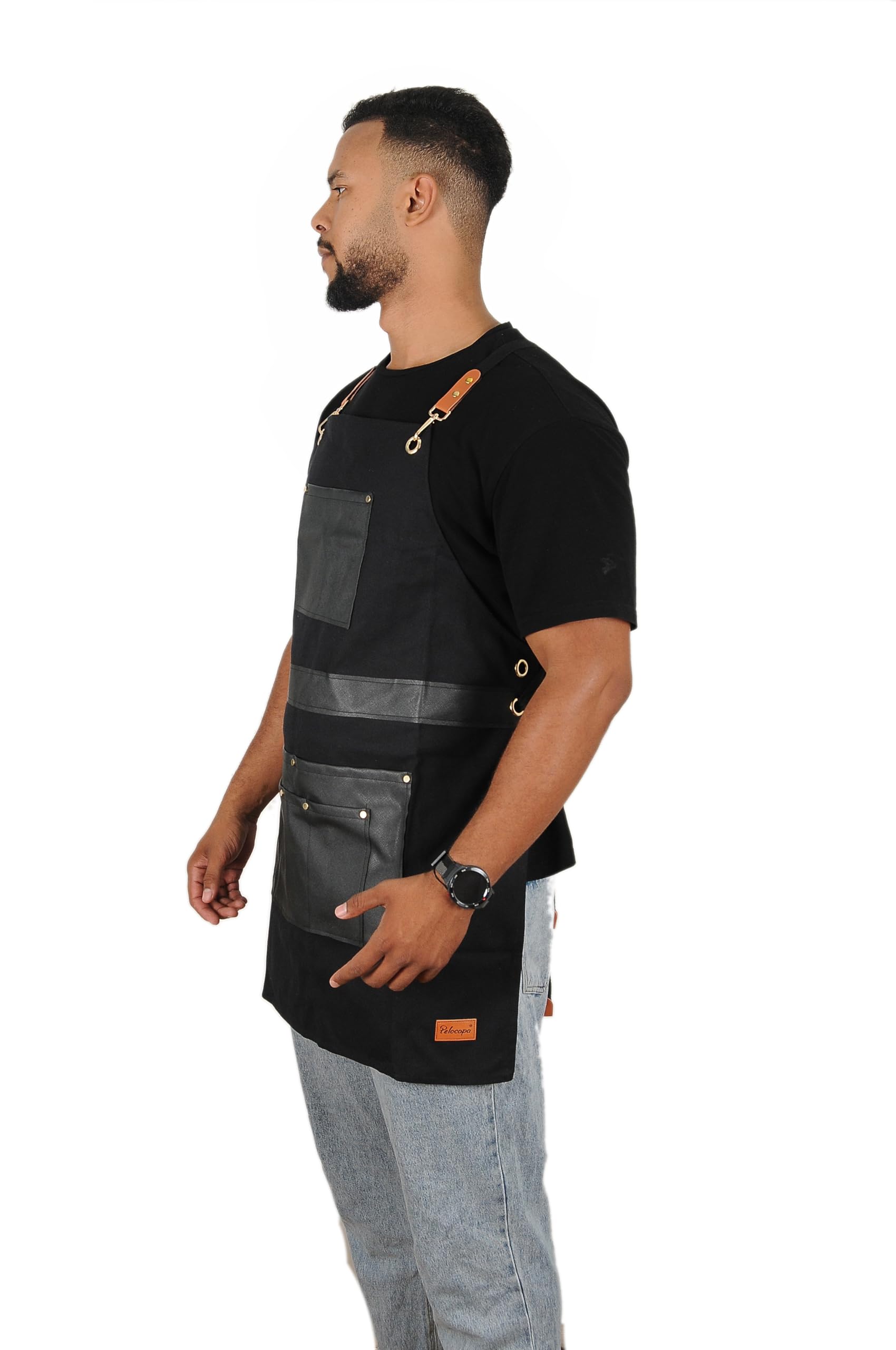 Pelocapa barber apron unisex design suitable for men and women