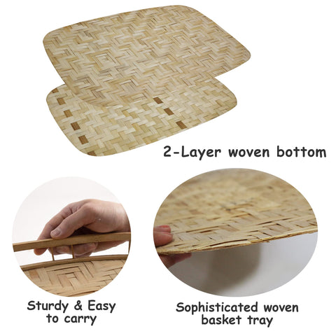 PEMAR handwoven by Vietnamese artisans tray is unique
