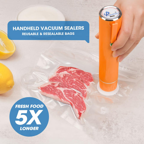 Pengrainsys small vacuum bags pack fits snacks and produce.