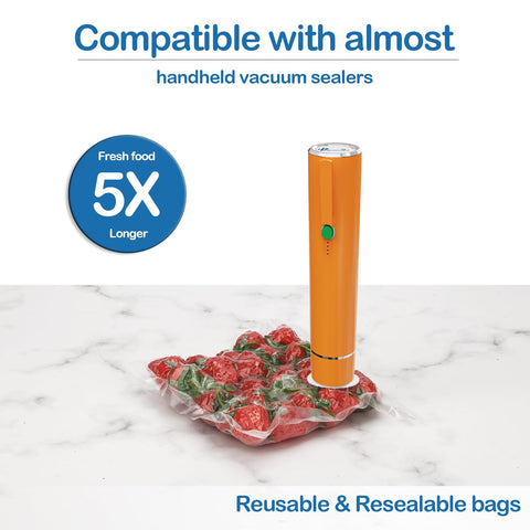 Pengrainsys small vacuum bags with seal valve for compact storage.