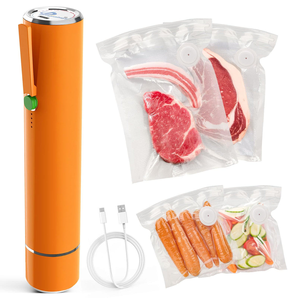 Pengrainsys handheld vacuum sealer ready for quick sealing.