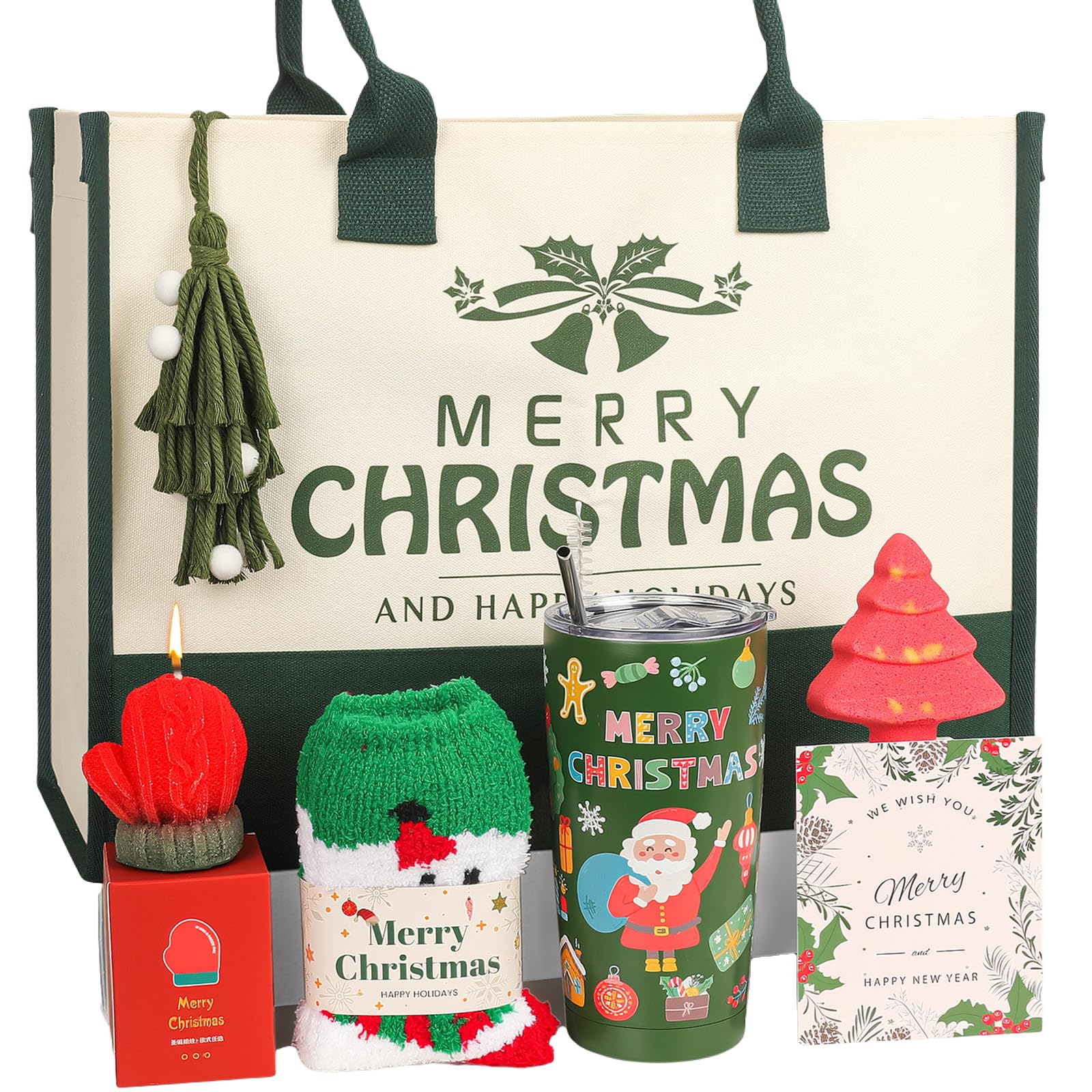Pengtai Christmas tote bag is a ready-made gift arrangement for her.