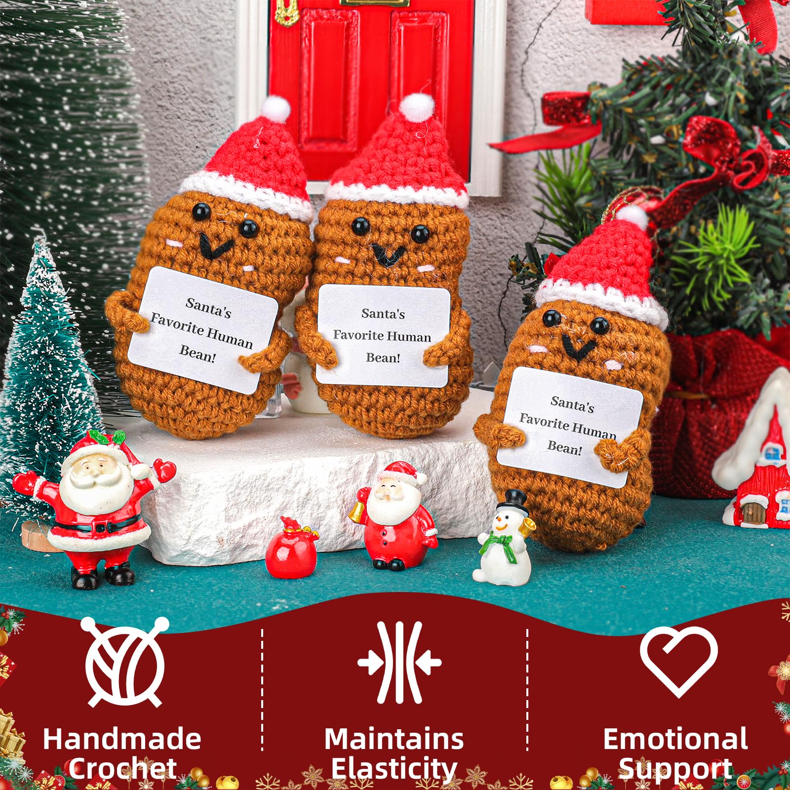 Pengtai tumbler featuring Santa and trees boosts festive mood.