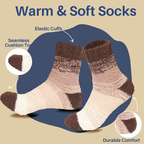 Pengtai gift set cozy socks keep feet warm on chilly mornings.